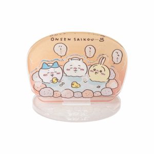 Chiikawa Tourism Layered Acrylic Stand (Hot Springs Are the Best)