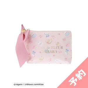 Chiikawa Maison de FLEUR All-Over Pattern Pouch