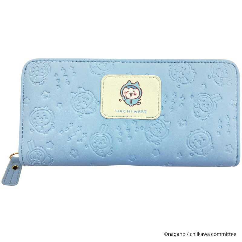 Chiikawa PrintPatch type folding long wallet (Hachiware)