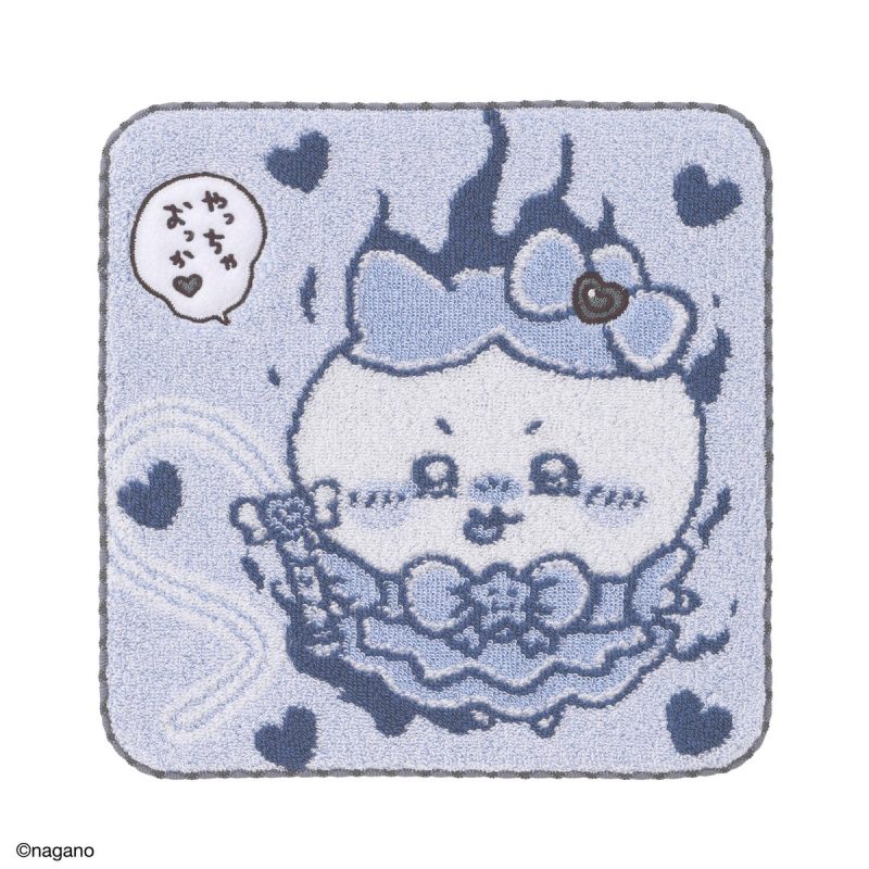 Chiikawa Towel Handkerchief (Evil Version - Blue)