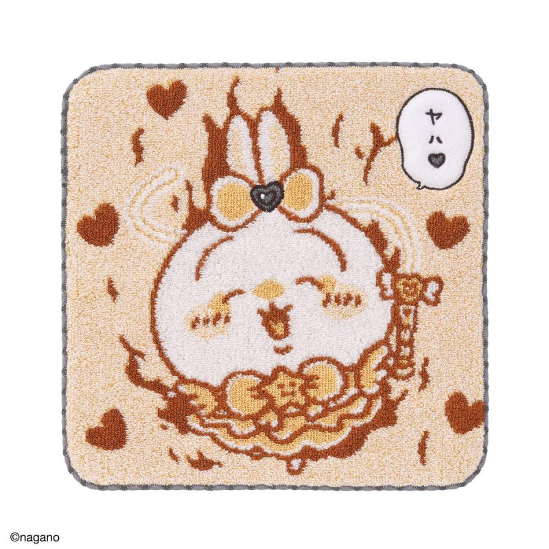 Chiikawa Towel Handkerchief (Evil Version - Orange)