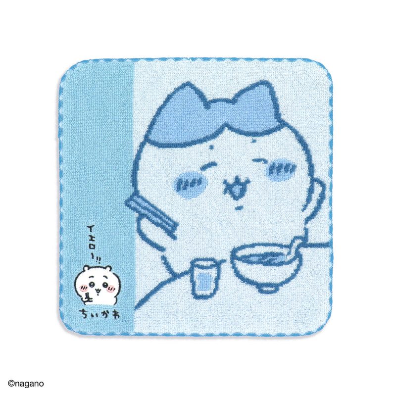 Chiikawa Towel Handkerchief (Yellow!! / Blue)