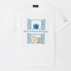 Chiikawa Chiikawa Bakery T-Shirt Peek from the Window White