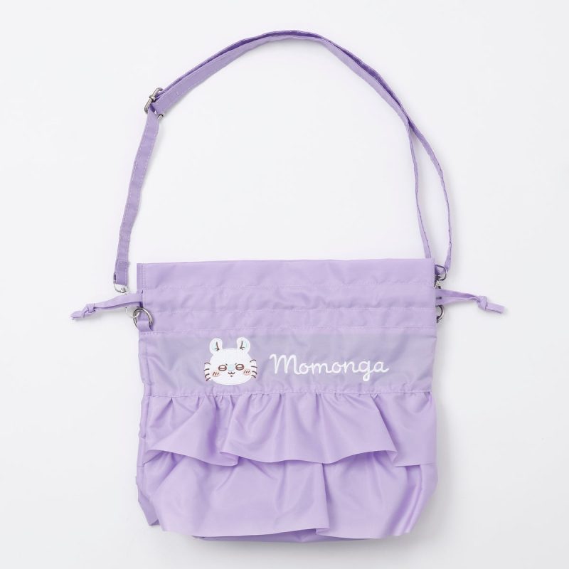 Chiikawa Frill Shoulder Bag Momonga Purple