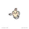 Chiikawa Smartphone-Sized Sticker (Toilet Usagi)