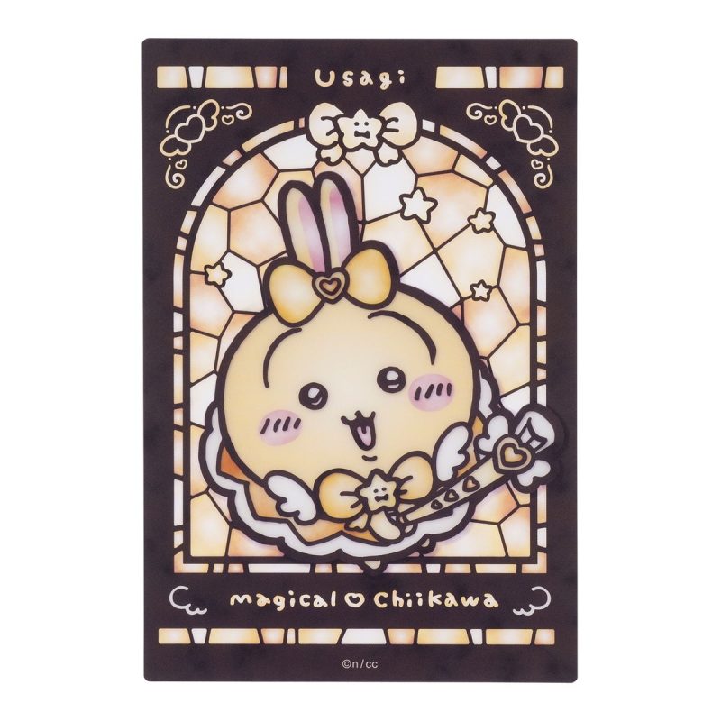 Chiikawa Magical Chiikawa Stained Glass Style Clear Card (Usagi)