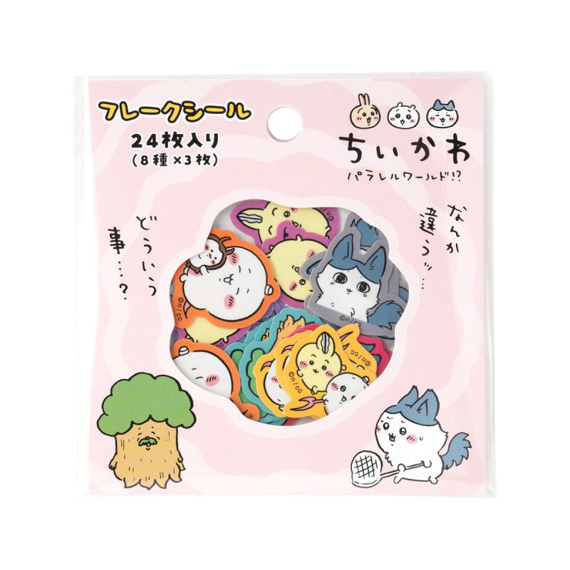 Chiikawa Parallel World!? Flake Stickers