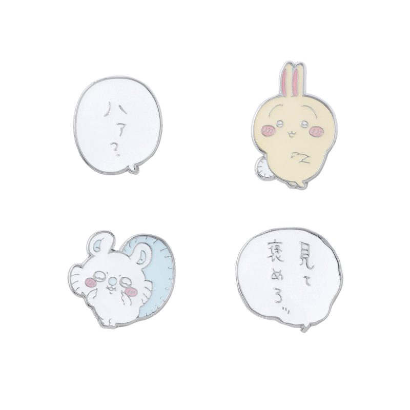 Chiikawa Pukuri Ear Cuff 4-piece Set (Usagi?Momonga)
