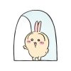 Chiikawa Wall Sticker (Usagi's Visit)