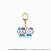 Chiikawa   Sanrio Characters Aurora Acrylic Key ring (Hachiware & Hello Kitty)