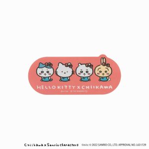 Chiikawa   Sanrio Characters Phone-Sized Stickers (Hello Kitty   Chiikawa)