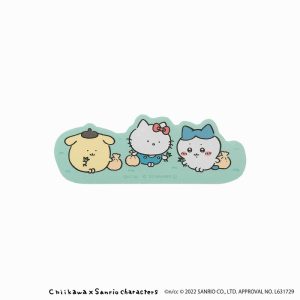 Chiikawa   Sanrio Characters Phone-Sized Stickers (Weeding Grass)