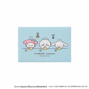 Chiikawa   Sanrio Characters Square Magnet (Sticker Placing)
