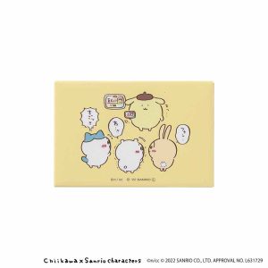 Chiikawa   Sanrio Characters Square Magnet (Weeding certification Level 1)
