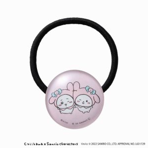 Chiikawa   Sanrio Characters Glass Hair Tie (Chiikawa & My Melody)