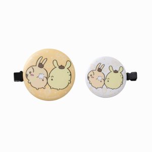 Chiikawa   Sanrio Characters Can-can Bangs Clip (Usagi & Pompompurin)