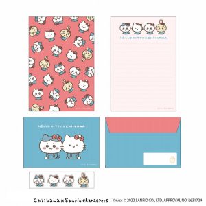 Chiikawa   Sanrio Characters Letter Set (Hello Kitty   Chiikawa)