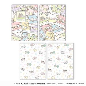 Chiikawa   Sanrio Characters Clear File 2-Piece Set
