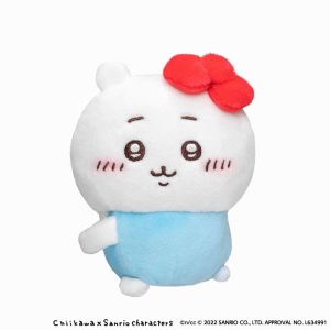 Chiikawa x Sanrio Characters Holdable Mascot (Chiikawa. Hello Kitty)