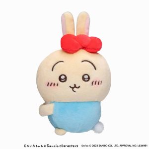 Chiikawa x Sanrio Characters Holdable Mascot (Usagi. Hello Kitty)