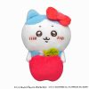 Chiikawa x Sanrio Characters Desktop Hang Plush (Hachiware. Hello Kitty)