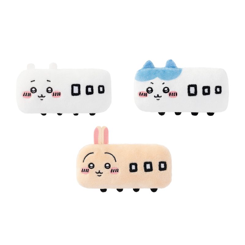 Chiikawa Train Plush Keychain 3-Piece Set