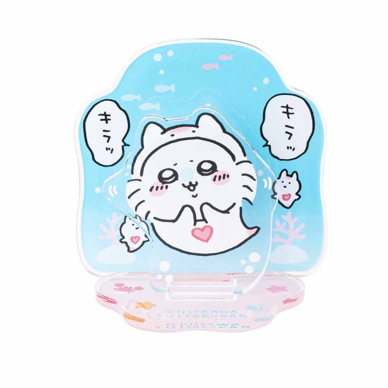Chiikawa Aquarium Layered Acrylic Stand (Momonga & Clione)