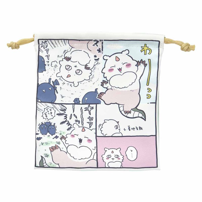 Chiikawa Excited to Go Out! Perfect Size Drawstring Bag (Anoko)