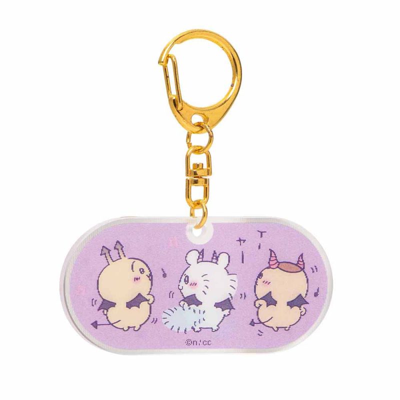 Chiikawa Angel & Demon Illustration Change! Lenticular Acrylic Key ring (Demons)