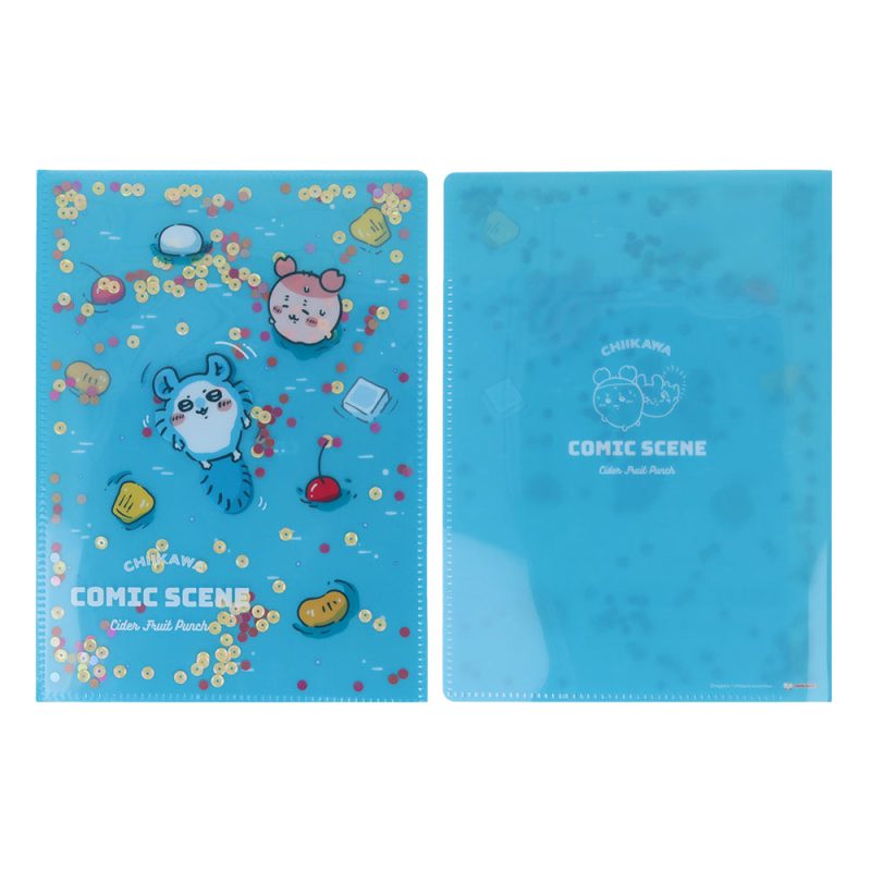 Chiikawa Sequin Clear File A5W (Fruit Punch?Day)