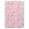 Chiikawa x Sanrio Characters Die-Cut Clear File 5P (Pink)