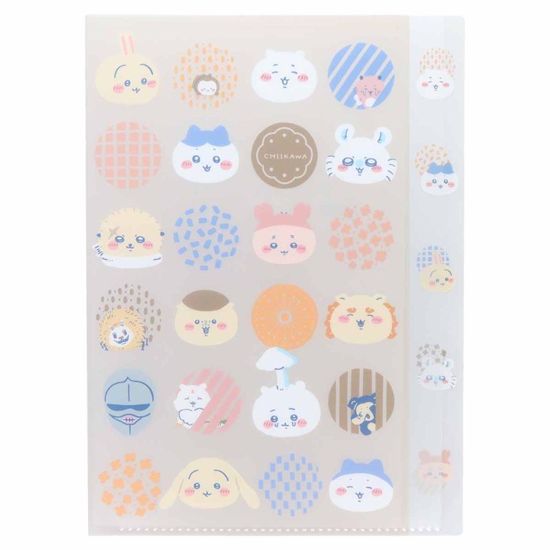Chiikawa Die-Cut Clear File 5-Piece Set (Face)