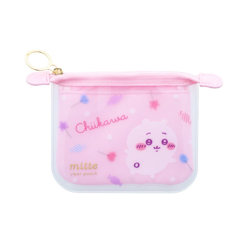 Chiikawa Clear Mini Flat Pouch mitte (Chiikawa)
