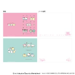 Chiikawa   Sanrio Characters A5 Notebook Set
