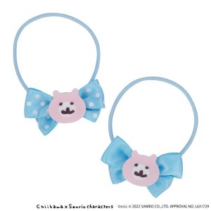 Chiikawa   Sanrio Characters Bear Hair Tie (2-Piece Set)