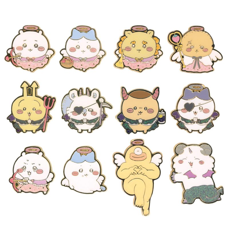 Chiikawa Angel & Demon Pin Collection (All 12 Types) 1 Box. 12 Pieces