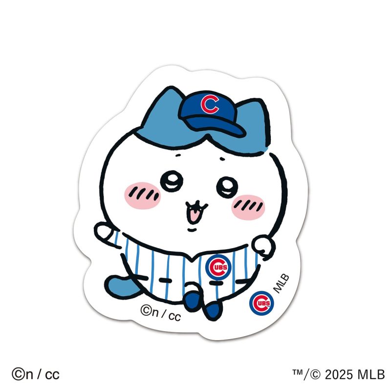 Chiikawa x MLB TOKYO SERIES Die-cut Sticker   Hachiware (Cubs)