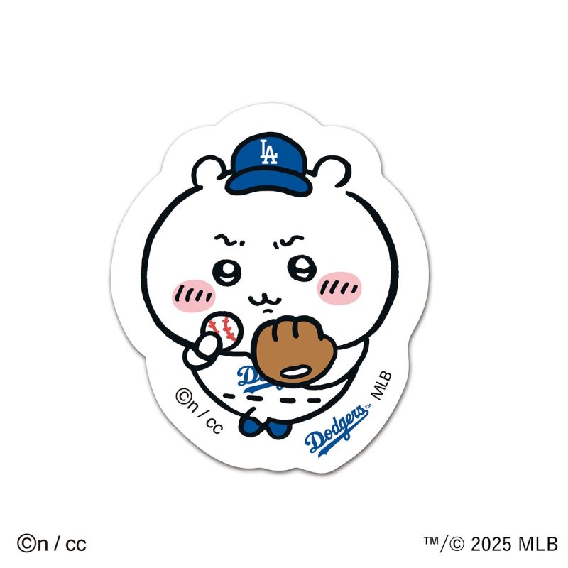 Chiikawa x MLB TOKYO SERIES Die-cut Sticker   Chiikawa
