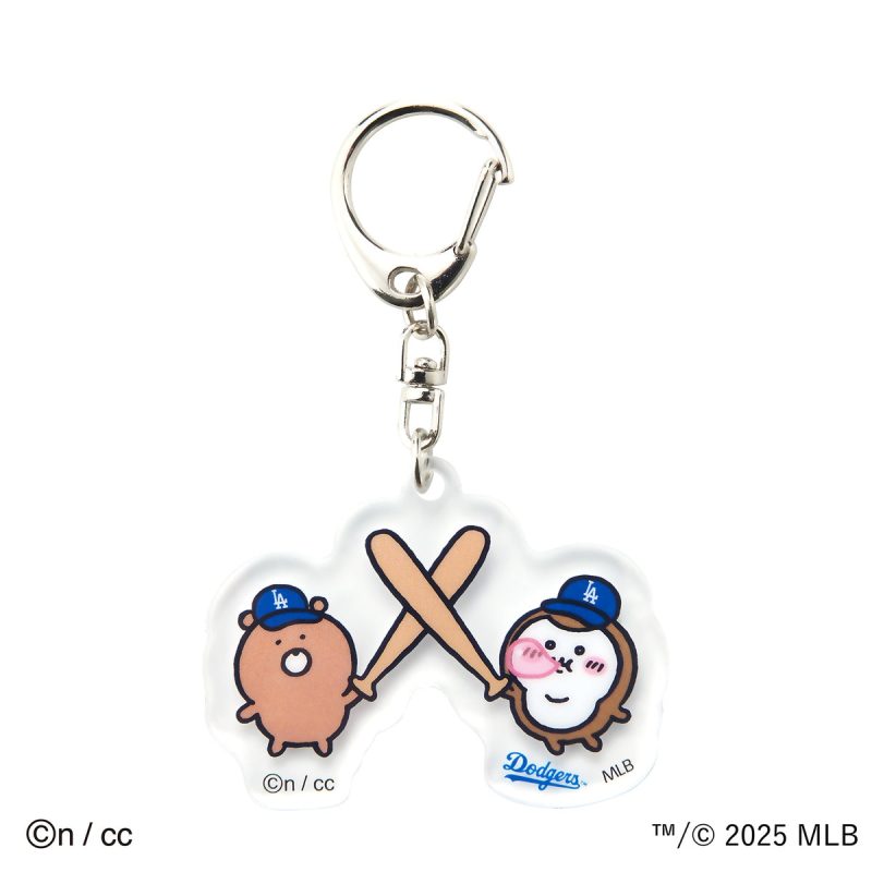 Chiikawa x MLB TOKYO SERIES Acrylic Keychain ? Bear and Kabutomushi