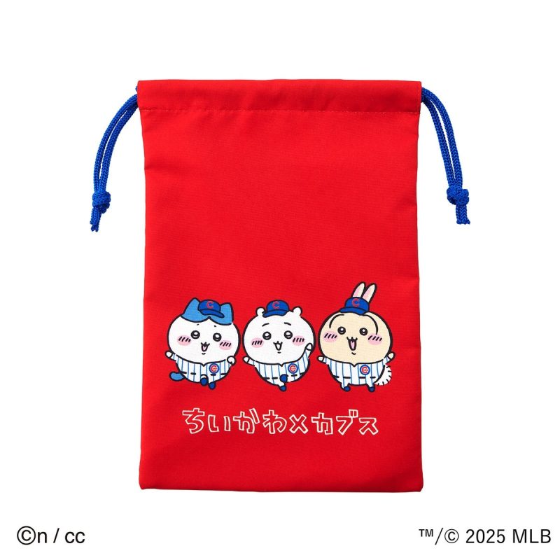 Chiikawa MLB TOKYO SERIES Drawstring Pouch (Cubs)