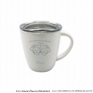 Chiikawa   Sanrio Characters Lid Stainless Mug (My Melody Chiikawa)