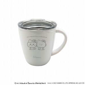 Chiikawa   Sanrio Characters Lid Stainless Mug (Hello Kitty Hachiware)