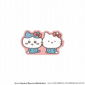 Chiikawa   Sanrio Characters Acrylic Clip (Hello Kitty Hachiware)