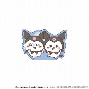 Chiikawa   Sanrio Characters Acrylic Clip (Kuromi Momonga)