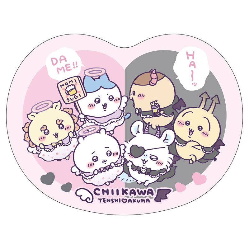 Chiikawa Angel & Demon Heart Cushion