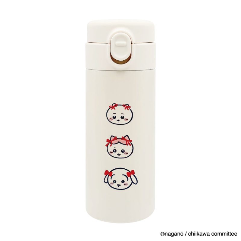 Chiikawa One-Touch Stainless Bottle 350ml (Ribbon)