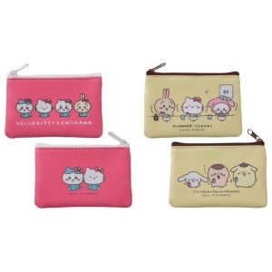 Chiikawa   Sanrio Characters 2-piece Set Pouch (Hello Kitty   Chiikawa)