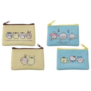 Chiikawa   Sanrio Characters 2-piece Set Pouch (Pompompurin   Chiikawa)
